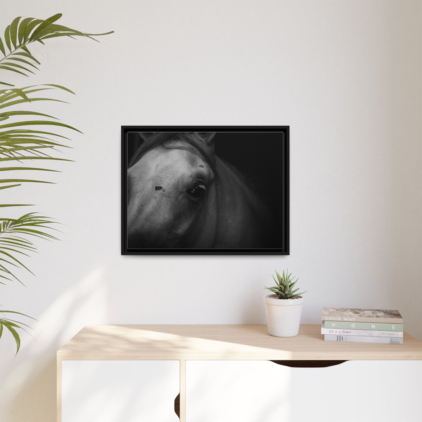 Framed Fine Art Photography of an Arabian Horse