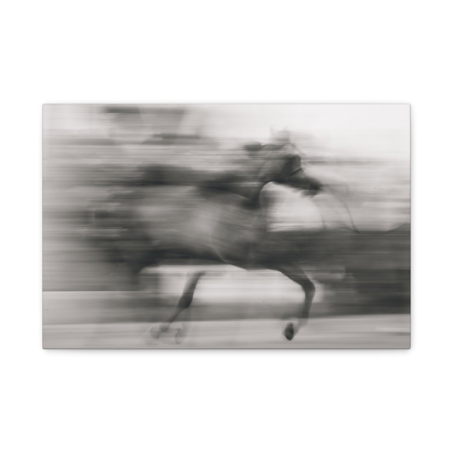 Abstract Horse on Canvas