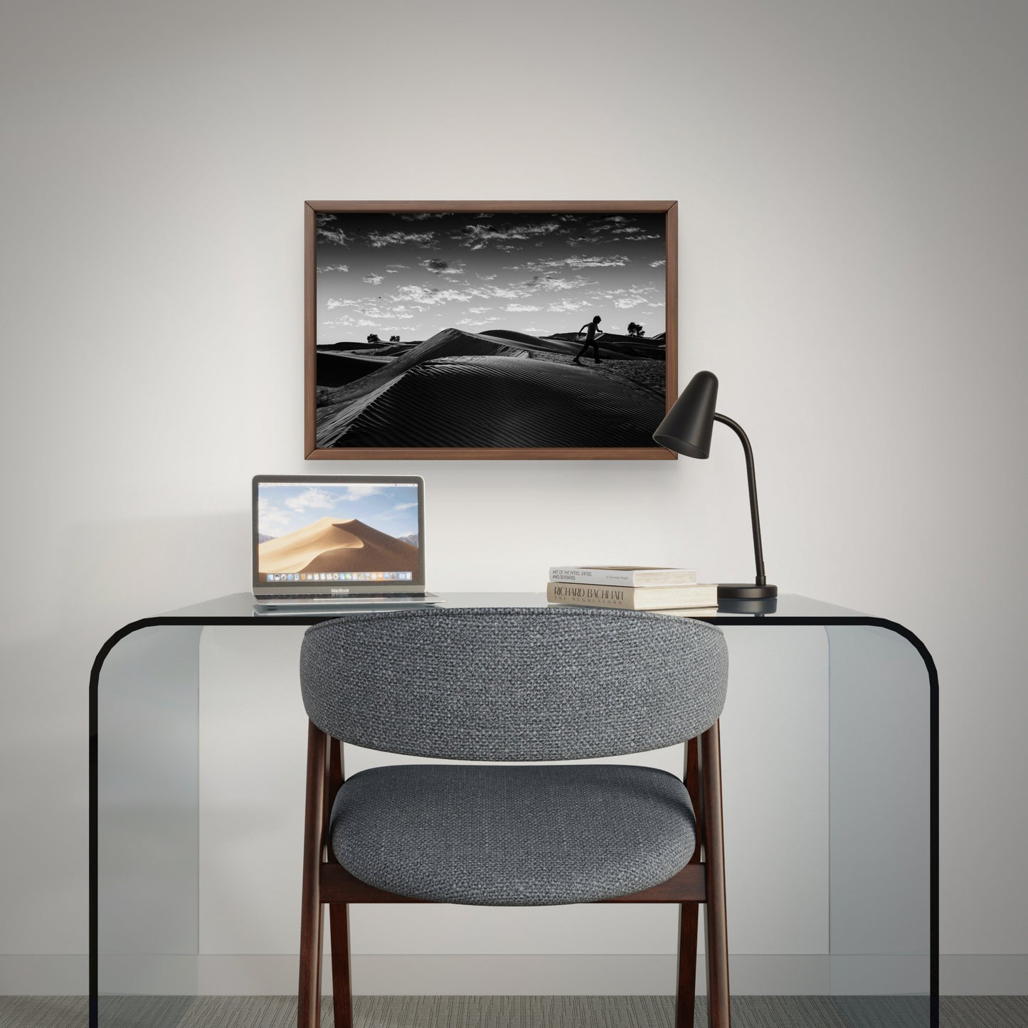 Desert escape - Dubai, Black & White Fine Art Download