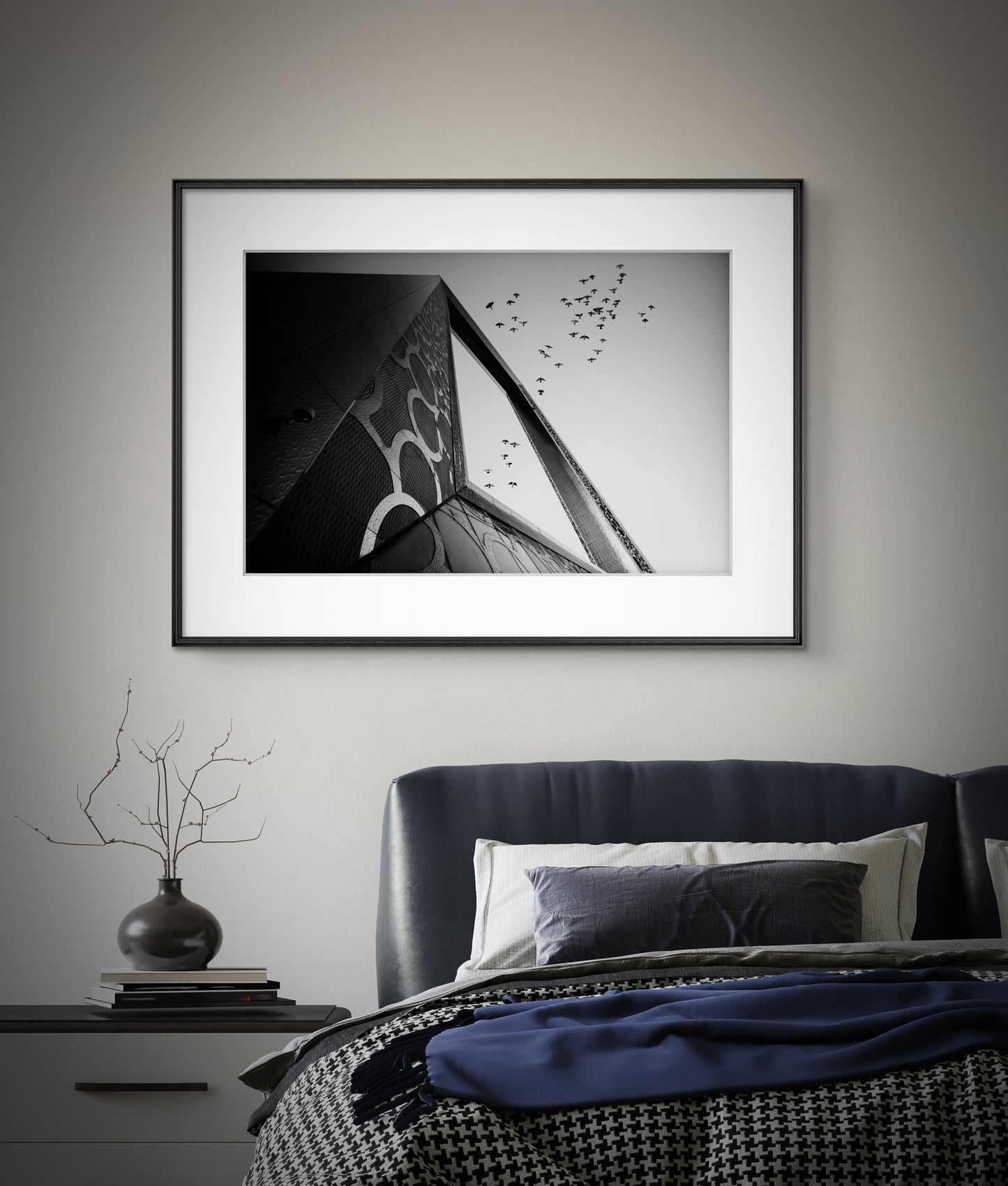Framing Life - Dubai frame,  Black & White Fine Art Download