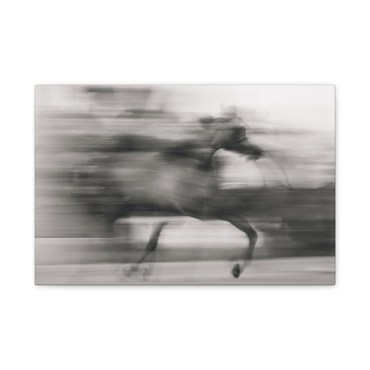 Abstract Horse on Canvas
