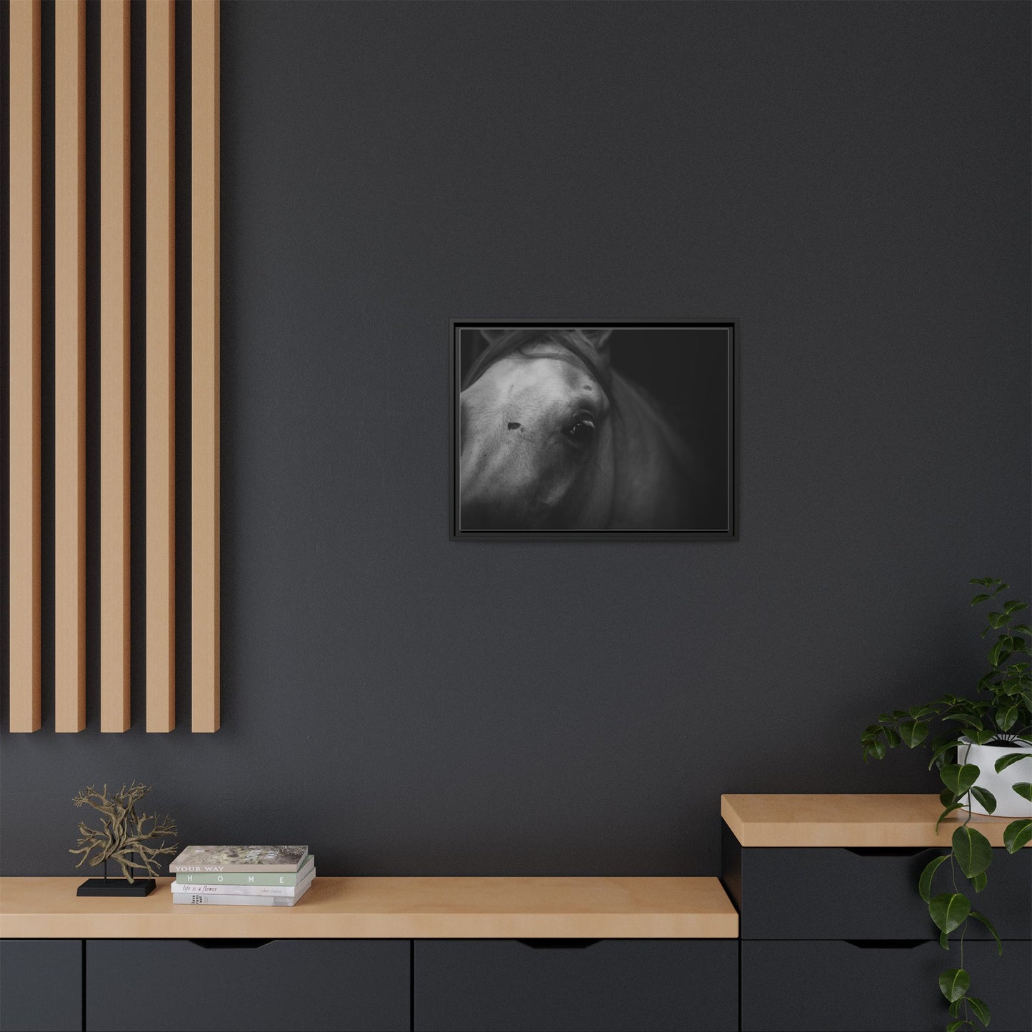 Framed Fine Art Photography of an Arabian Horse