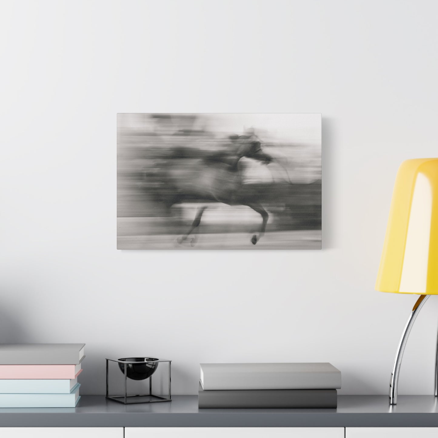 Abstract Horse on Canvas