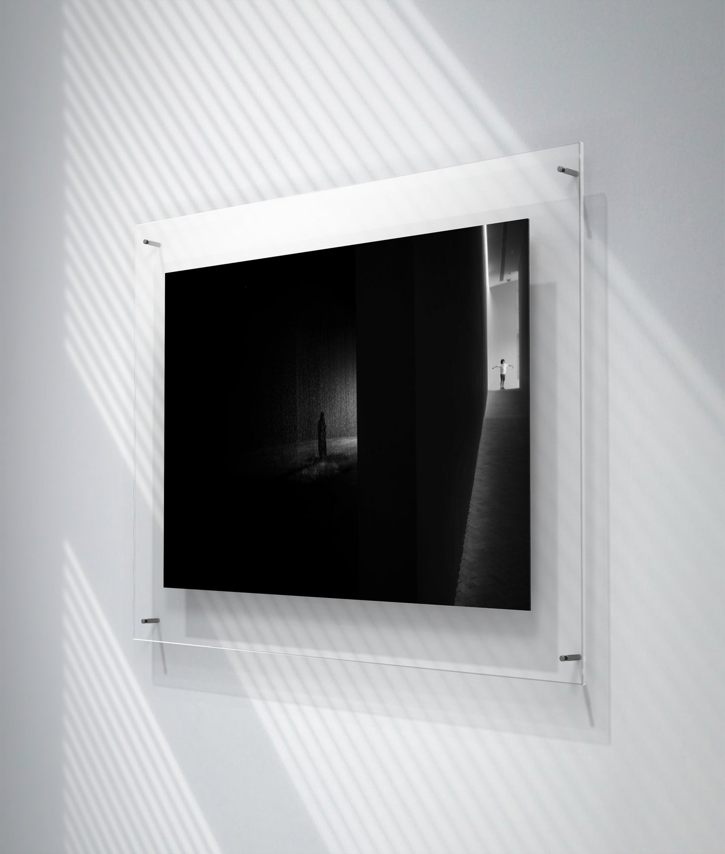 Rain Room - Sharjah, Black & White Fine Art Download