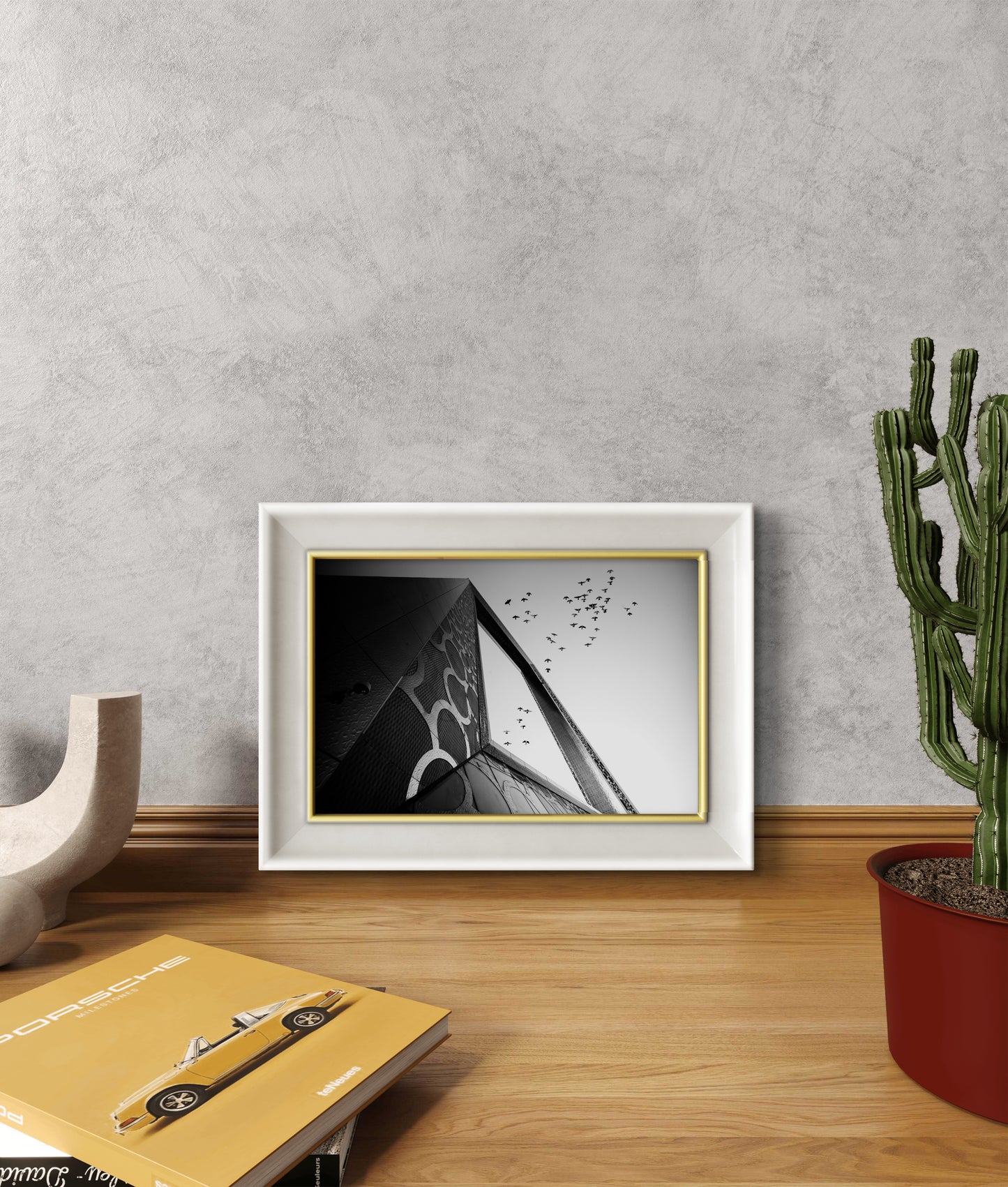 Framing Life - Dubai frame,  Black & White Fine Art Download