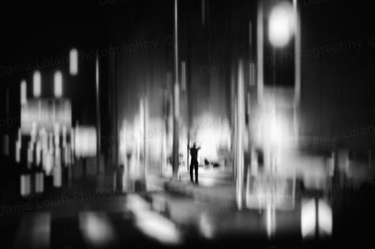 Ascending lights - Black & White Fine Art Download